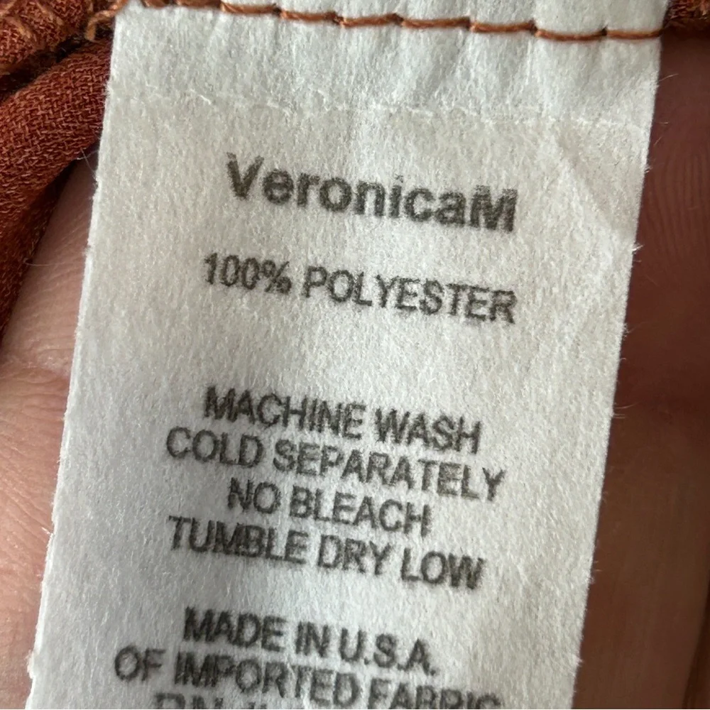 NWT Veronica M Dress Size XS Rust color - Picture 4 of 6